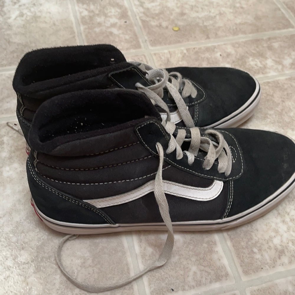 Black High Top Vans  ||   Will accept lower prices